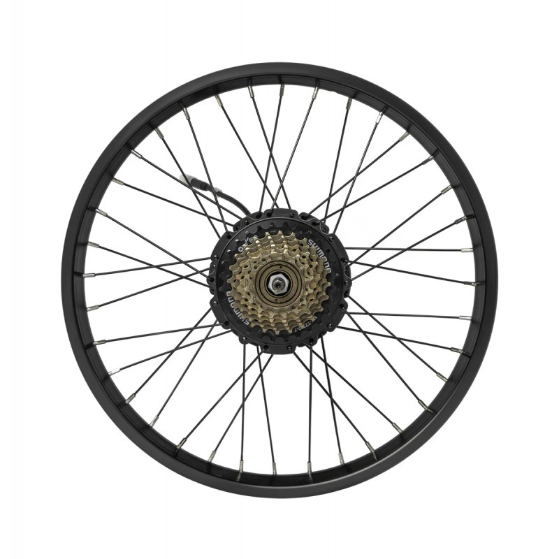 Himiway Rear Wheel - No Tire & Tube & Brake Rotor & Freewheel Himiway Rear Wheel - No Tire & Tube & Brake Rotor & Freewheel